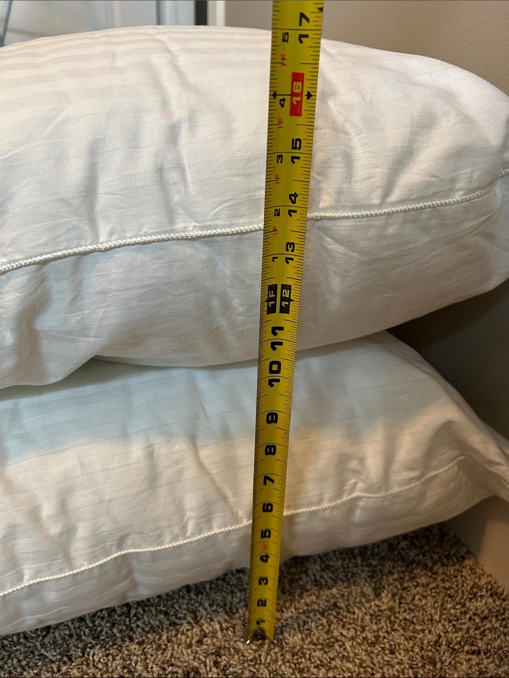 26x26 Euro Pillow Inserts, Like New - Set of 2 - Picture 9 of 9
